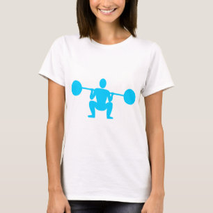Weight Lifter 01 - Sky Blue T-Shirt