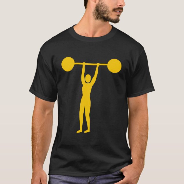 Weight Lifting 02 - Amber T-Shirt (Front)