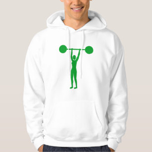 Weight Lifting 02 - Grass Green Hoodie