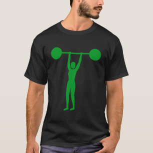 Weight Lifting 02 - Grass Green T-Shirt