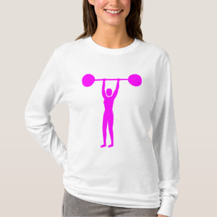 Weight Lifting 02 - Magenta T-Shirt