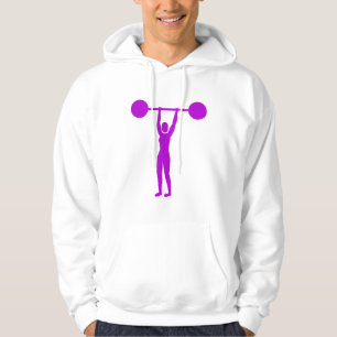 Weight Lifting 02 - Purple Hoodie