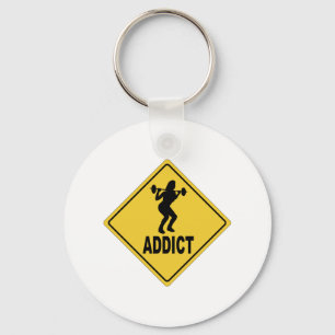 Weight Lifting 2 Key Ring