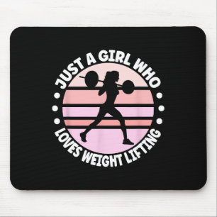 Weight Lifting Apparel Bodybuilding Fitness Gym Fo Mouse Mat