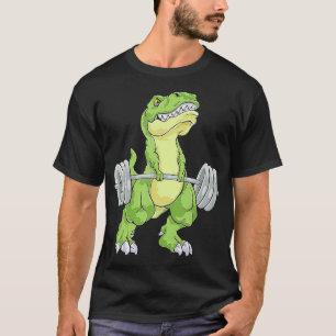 WEIGHT LIFTING Dinosaur Funny gift  T-Shirt