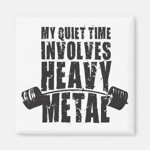 "Weight lifting" Motivation - Heavy Metal Magnet