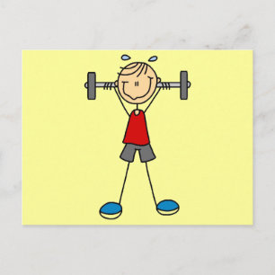 Weight Lifting Tshirts and Gifts Postcard