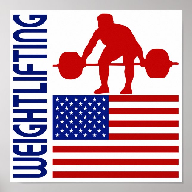 weight lifting United States Poster (Front)