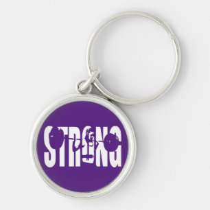 "Weight Lifting" Women's Motivation -  STRONG Key Ring