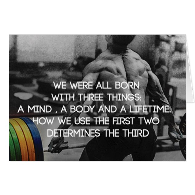 "Weight lifting" Workout Motivational (Front Horizontal)