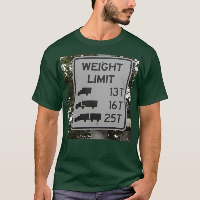 Weight Limit t-shirt (Front)