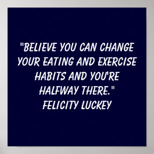 Weight Loss Beliefs 5 Poster