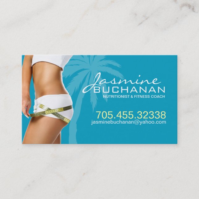 Weight Loss Business Card Template (Front)
