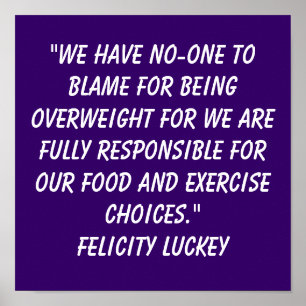 Weight Loss Choices 8 Poster