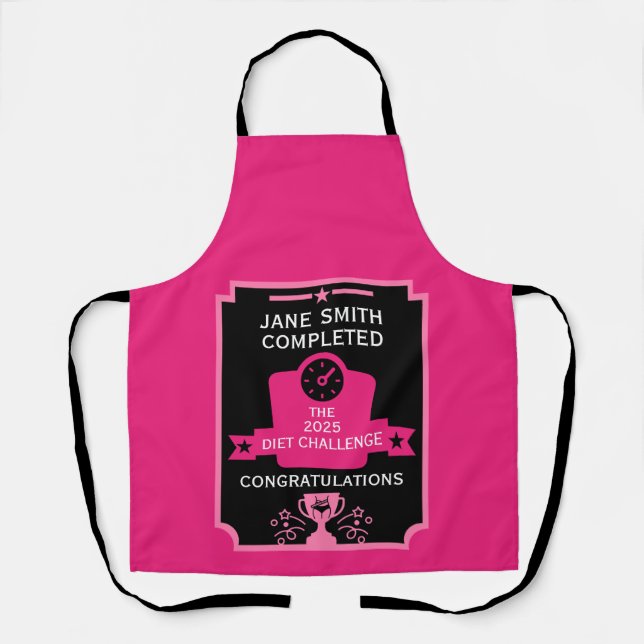 Weight Loss Congratulation Apron (Front)