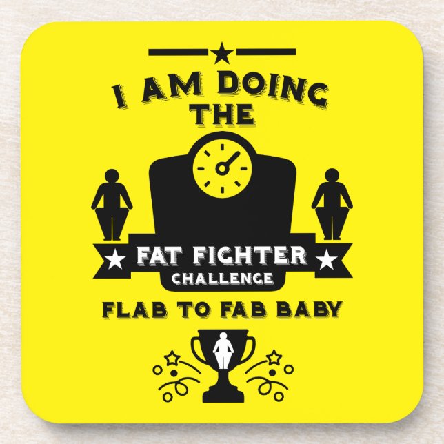 Weight Loss Congratulation Coaster (Front)