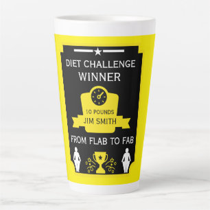 Weight Loss Congratulation Latte Mug