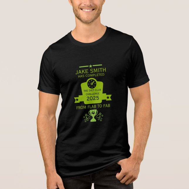 Weight Loss Congratulation Tri-Blend Shirt (Front)