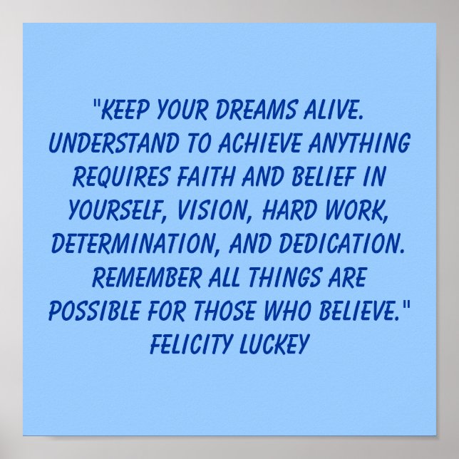 Weight Loss Determination 9 Poster (Front)