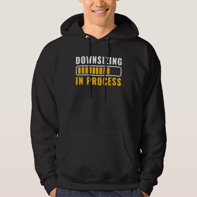 Weight Loss Downsizing In Progress Gastric Surgery Hoodie (Front)