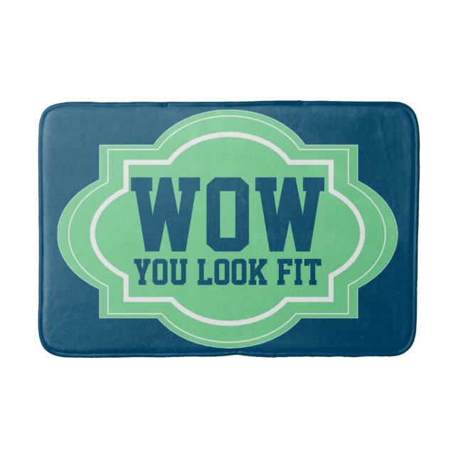 Weight Loss Motivation Bath Mat (Front)