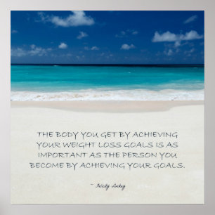 Weight Loss Motivation: Beach Ready 18 Poster