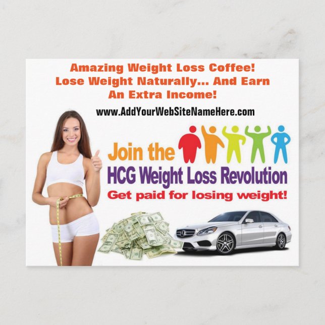 Weight Loss Postcard (Front)