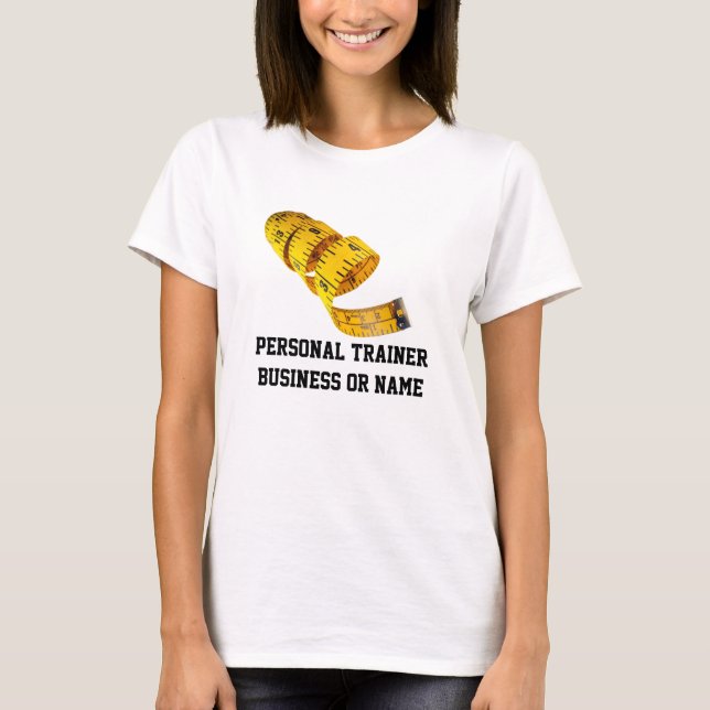 Weight Loss, Yellow Tape Measure T-Shirt (Front)