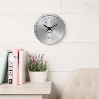 Weight plate (no numbers) large clock