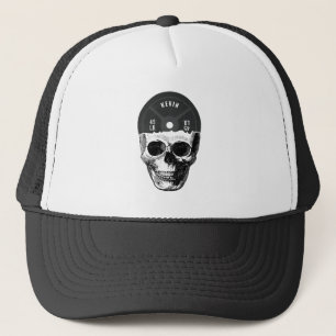 Weight Plate Skull Training Fitness Bodybuilding  Trucker Hat