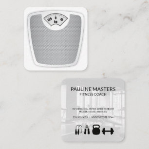 Weight Scale   Health Fitness Appointment Card