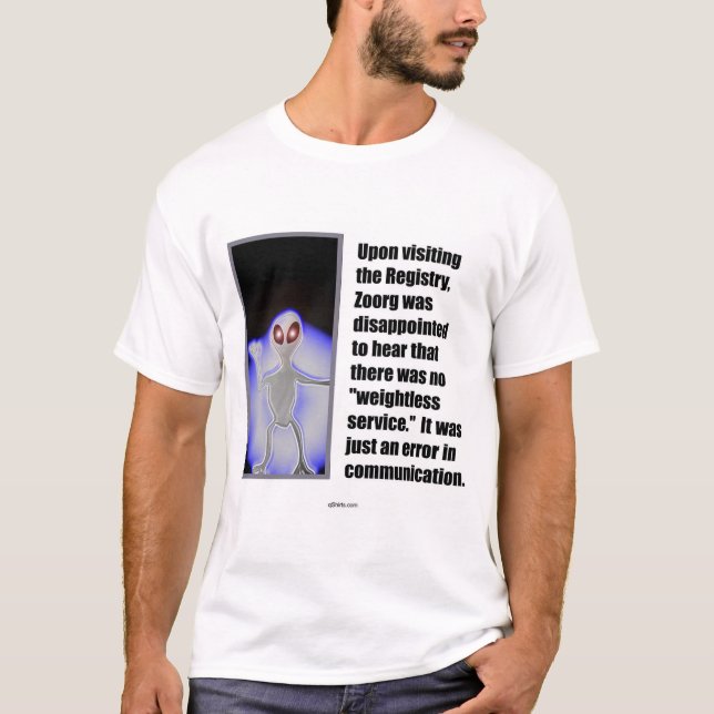 Weightless Service (domain theme) T-Shirt (Front)