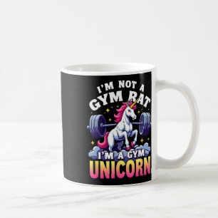 Weightlifing Bodybuilding I'm Not A Gym Rat Unicor Coffee Mug