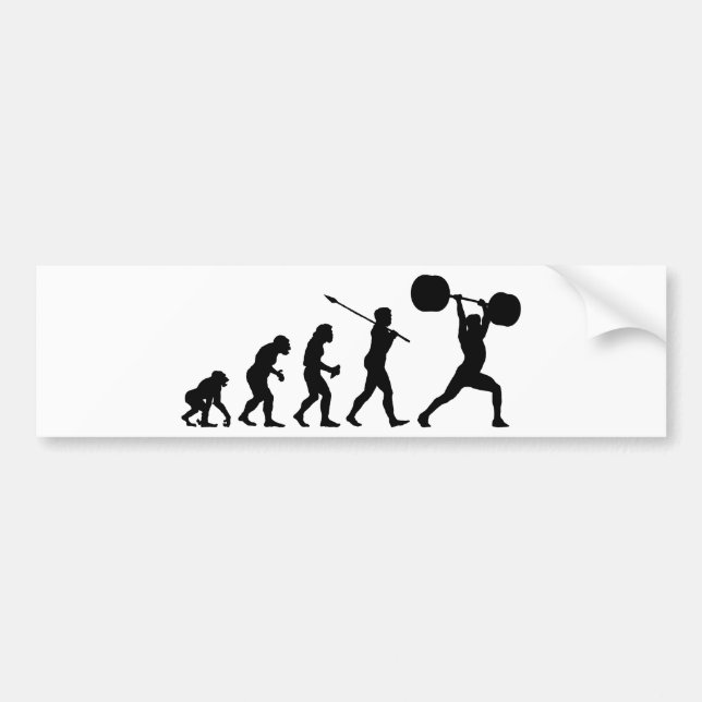 Weightlifter Bumper Sticker (Front)