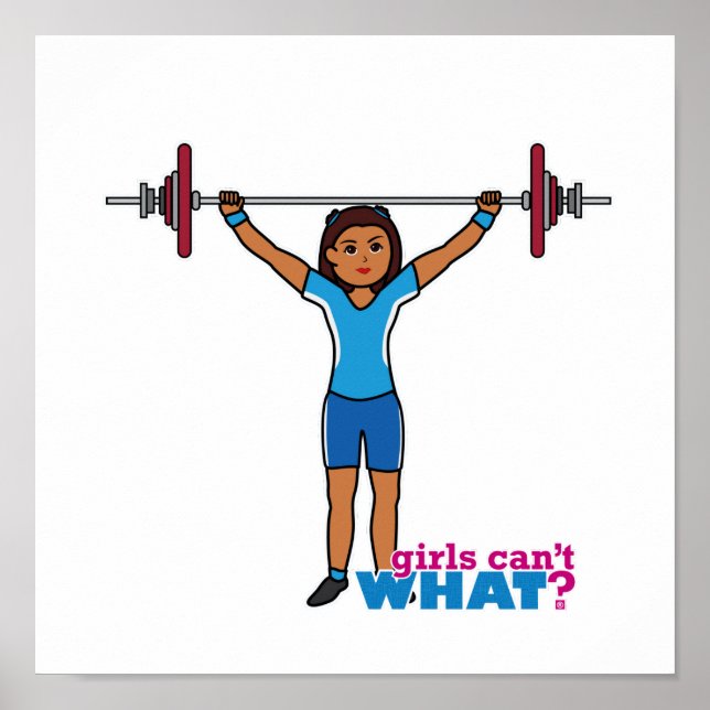 Weightlifter Girl Poster (Front)