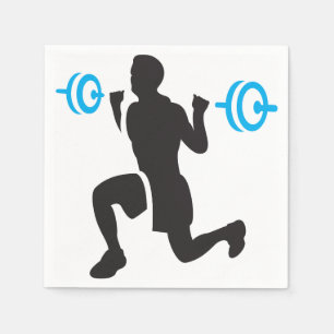 Weightlifter Paper Napkins