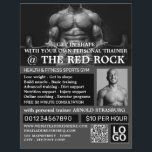Weightlifter, Personal trainer, Gym Advertising Flyer<br><div class="desc">Weightlifter,  Personal trainer,  Gym Advertising Flyers By The Business Card Store.</div>