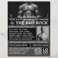 Weightlifter, Personal trainer, Gym Advertising