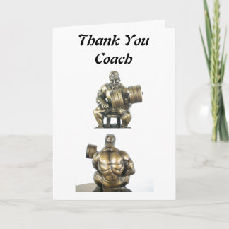 Weightlifter Thank You Card