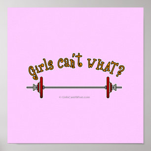 Weightlifting - Barbell Poster