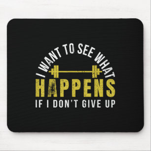 Weightlifting Bodybuilder Muscle Barbell Exercise  Mouse Mat