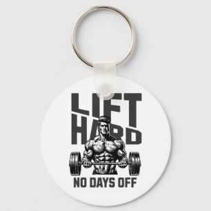 Weightlifting Bodybuilding Gym Motivation Saying 1 Key Ring