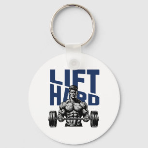 Weightlifting Bodybuilding Gym Motivation Saying  Key Ring