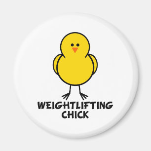 Weightlifting Chick Magnet