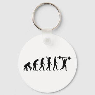 Weightlifting evolution key ring