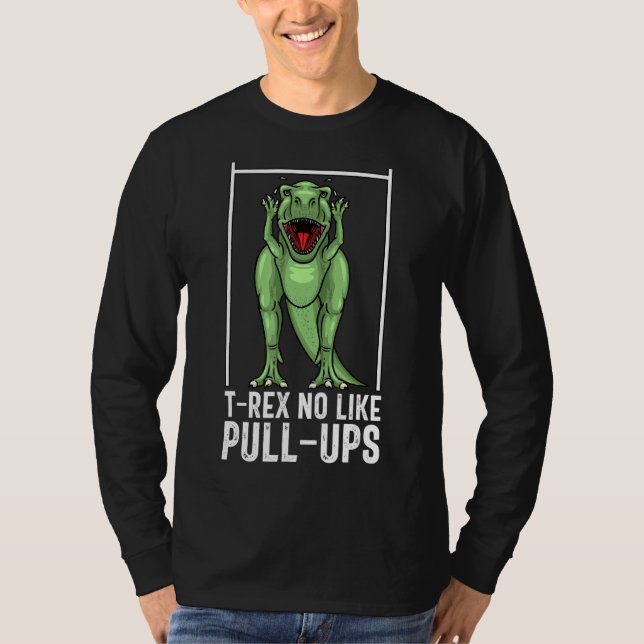 Weightlifting Fitness Rex Pullup T-Shirt (Front)