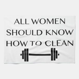 Weightlifting For Women Tea Towel