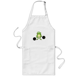 Weightlifting Frog Long Apron