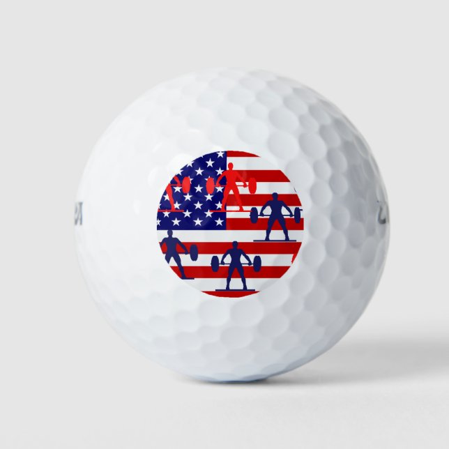 WEIGHTLIFTING      GOLF BALLS (Front)
