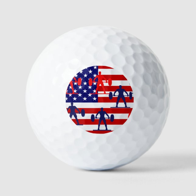WEIGHTLIFTING            GOLF BALLS (Front)